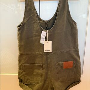 Rhythm Pacsun Olive Green Romper NWT - S